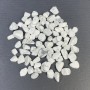 Piatră naturală Kaholong, bucăți prelucrate cu fațete, fără găuri, 10-12×3-6 mm (+/-) (pentru 100 g +/-)