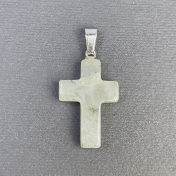 Pandantiv Cruce din labradorit, piatră naturală 25×18×36 mm+