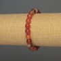 Brățară din agat – bile netede, diametru 8 mm, lungime 18 cm, pe elastic