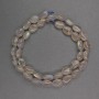 Mărgele din piatră naturală Labradorit, ovale, diametrul 8×11×5 mm ±, lungime 40 cm