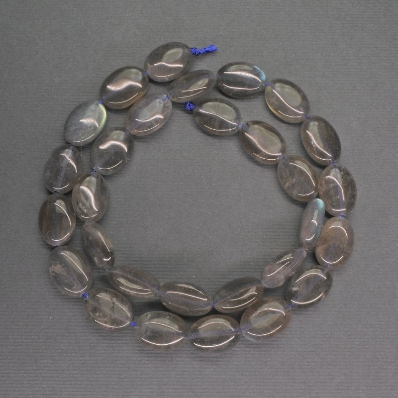 Mărgele din labradorit natural, formă ovală, diametrul 10×15×6 mm, lungime 41 cm