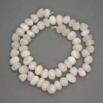 Mărgele din belomorit natural, formă facetată, diametru 10×7 mm, lungime aproximativă 39 cm