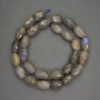 Mărgele din labradorit natural, barilă tăiată, diametrul 10×15 mm, lungime 40 cm ±