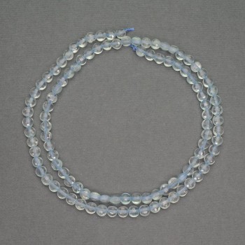 Mărgele din Topaz natural, monedă fațetată, diametrul 4×3 mm, lungime 40 cm