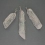 Pandantiv din cristal de munte în împletire, 65×55×18 mm, mărime variată