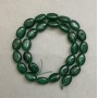 Mărgele de crizoprază ovale, diametrul 13×10 mm, pe fir, lungime 39 cm+