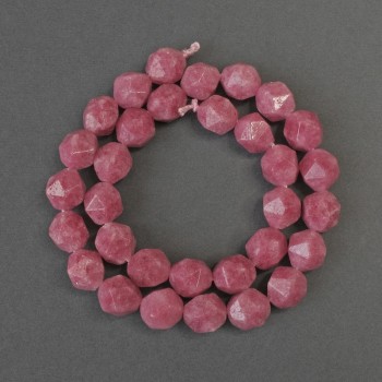 Mărgele de turmalin fațetate, diametru 12x10 mm, lungime 38 cm, pe șnur