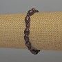 Brățară din granat facetat, diametru 5-11×5-7 mm, lungime 18 cm, elastică
