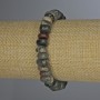 Brățară din jasper rotunjit, diametru 10×5 mm, lungime 18 mm, elastic