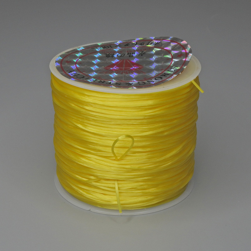 Elastic pentru handmade, bobină, culoare galbenă, lungime 30 m +