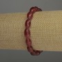 Brățară din turmalin cu boabe tăiate, diametrul 12×7,5 mm, lungime 18 cm, pe elastic