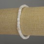 Brățară din sidef cilindric, diametrul 5×5 mm, lungime 18 cm, extensibilă