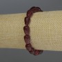 Brățară cu turmalin în formă de picătură, dimensiuni 12x8 mm, lungime 18 cm, elastică