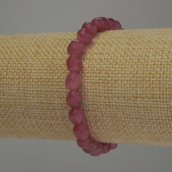 Brățară din turmalin discuri, diametru 8x7 mm, lungime 18 cm, pe elastic