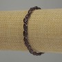 Brățară din granat, mărgele fațetate, diametru 6–8×5 mm, lungime 18 cm, elastică
