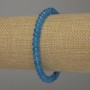 Brățară cu apatite rondelle, diametrul 6x4 mm, lungime 18 cm, elastică