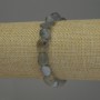 Brățară din labradorit, fațetată, diametrul 10-12×9 mm ±, lungime 18 cm, elastică