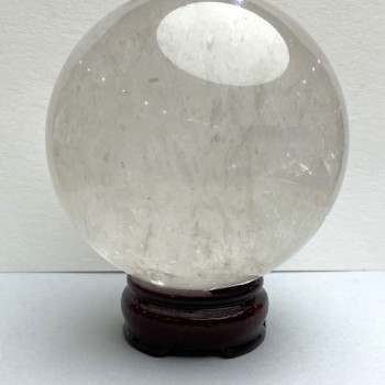 Bilă decorativă din cristal, diametrul 11 cm, greutate 1576 g, preț per bucată