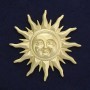 Broșă «Soare», culoare aur mat, metal auriu, 68 mm ±, cu magnet