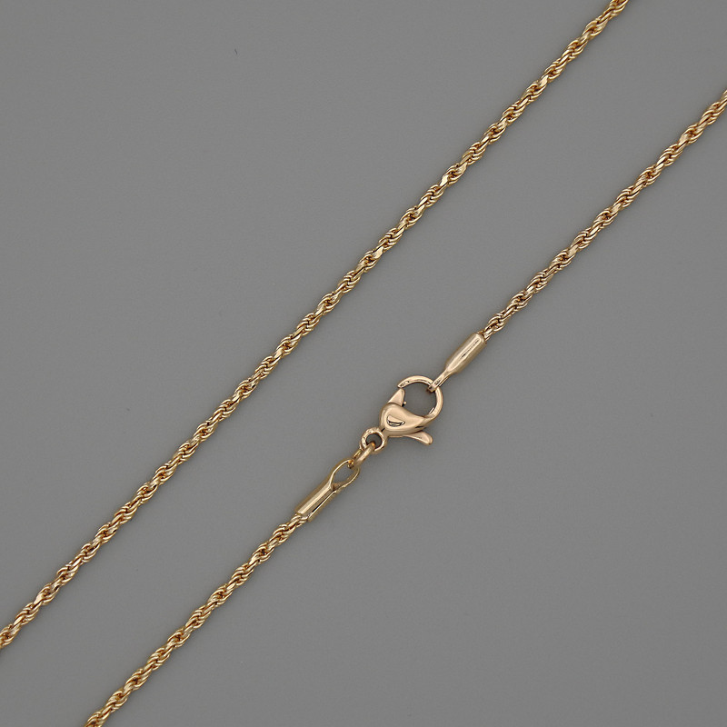 Lanț Xuping cu placare aur 18K, grosime 0,5 mm, lungime 44 cm