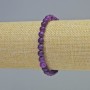Brățară din sugilit, bilă netedă, diametrul de 6 mm ± (elastic), lungimea 18 cm+