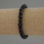 Brățară din agate tăiate cuburi, diametrul 7 mm, lungime 18 cm, elastică