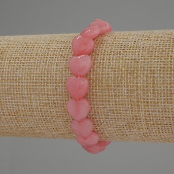 Brățară din turmalină în formă de inimă