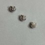 Furnituri – Mărgea-inserație Bufniță, set de 3 buc. 11×10 mm+