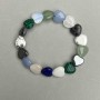 Brățară Inimă asortată, diametrul 12 mm, lungimea 18 mm, șnur elastic