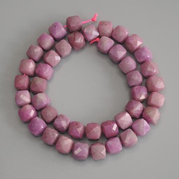 Mărgele din fosfosiderit, cub granulat pe șnur, diametrul 9×9 mm, lungimea aproximativă 37 cm