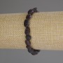 Brățară din granat tăiat, diametrul 7–10×8 mm, lungime 18 cm (elastic)