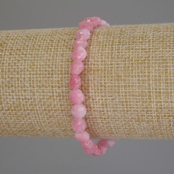 Brățară cu turmalin, monede fațetate, diametrul 6,5 mm, lungime 18 cm, pe elastic