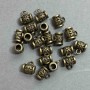 Furnitură bail, culoare metal bronz, dimensiuni 9x7x10 mm +-, găuri diametru 4 mm +-, diametru 2,3 mm +-, ambalare 20 g (~ 21 buc.)
