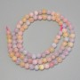 Mărgele Morganit – bilă netedă, diametrul 4–5 mm, pe șnur, lungimea 38 cm ±
