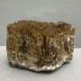 Druza calcit de miere 70x55x40 mm +- greutate de la 170 g, preț pentru 100 g (în stoc, dimensiuni variate)