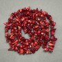 Mărgele de coral fragmente, diametrul 8-18×3-4 mm, lungime 80 cm+- pe fir