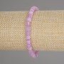 Brățară din kunzit tăiat cub, diametrul 5x5 mm, lungime 18 cm, cu elastic