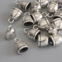 Pandantiv «Clopoțel» culoare argintie, diametru 13x9 mm, ambalaj 17 buc.