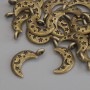 Pandantiv Lună, culoare bronz antic, diametru 19×10 mm, ambalare 18 buc.
