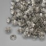 Capace pentru mărgele, culoare metalică argintie, diametru 6×1 mm, gaură de 1,5 mm, ambalaj 20 g (~155 buc.)
