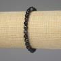 Brățară din agat, cu fațete multifacetate, 6 mm, lungime 18 cm, elastică