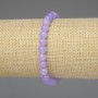 Brățară cu ametist lavandă – mărgele sferice netede de 6 mm, lungime 18 cm, pe elastic