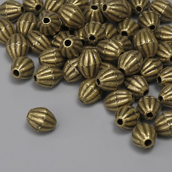 Inserție de mărgele din bronz, culoare metal bronz, diametru 6×4,5 mm, diametrul găurii ~1,5 mm, ambalaj 36 buc.