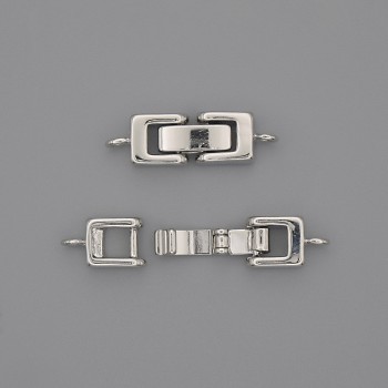 Închizătoare, diametru 22x7 mm +- culoare argintie a metalului