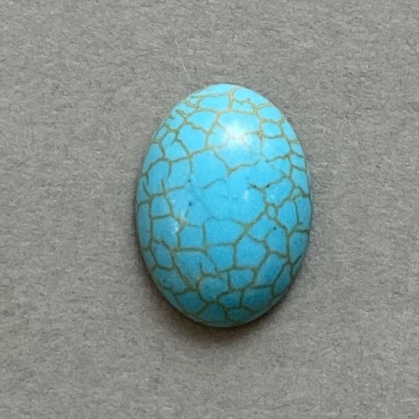 Accesorii cabochon turcoaz 18×13 mm +- preț pentru 1 bucată
