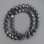 Mărgele de hematit în formă de inimă, diametrul aproximativ 10×10×5 mm, pe șnur, lungime 41 cm+