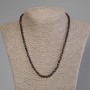 Colier din granat, cuburi tăiate, diametrul 4×4 mm, lungime aproximativă 50 cm, cu închizătoare