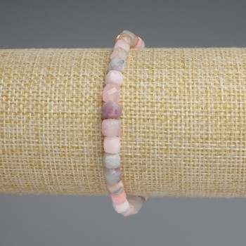 Brățară din jadit, cuburi facetate, dimensiune 5×5×5 mm, lungime 18 cm, pe elastic