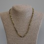 Colier din grosular (grenat verde) cu cuburi tăiate 4×4 mm, lungime 50 cm ± cu închizătoare