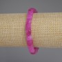 Brățară din turmalin în formă de cub, diametru 7 mm, lungime 18 cm, pe elastic